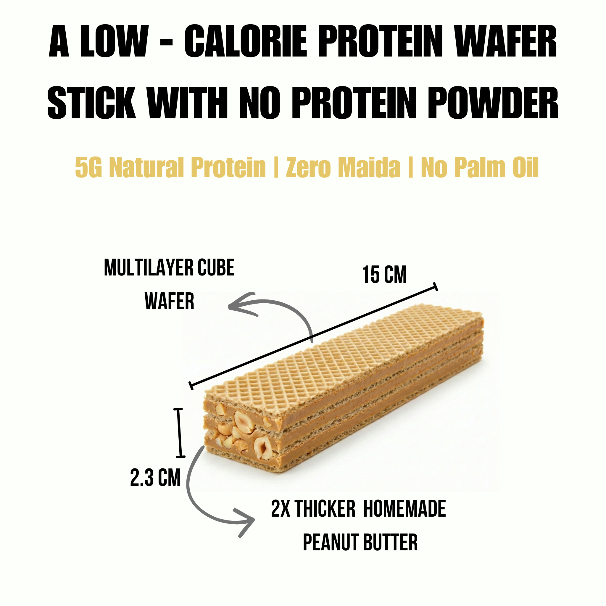 Peanut Butter Protein Cube Sticks - Box of 10