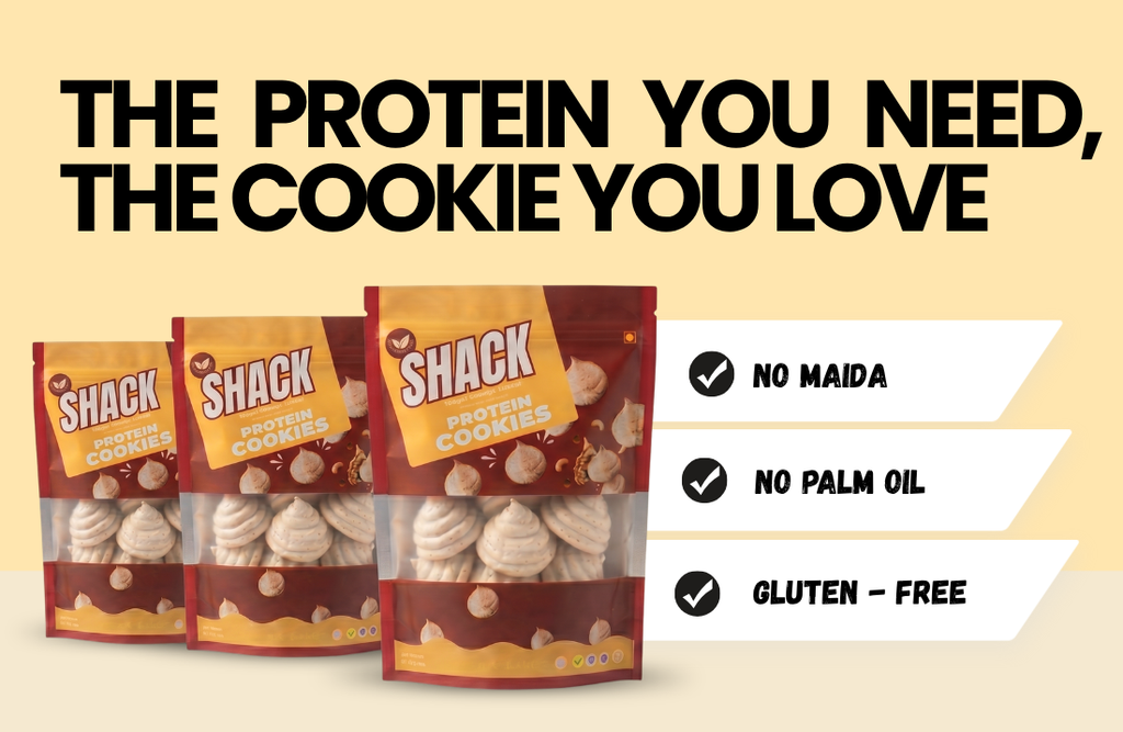 Protein Cookies - Cashew Crunch Pack of 12 ( 100 Grams )