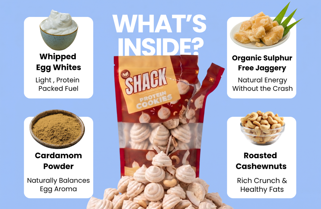 Protein Cookies - Cashew Crunch Pack of 12 ( 100 Grams )