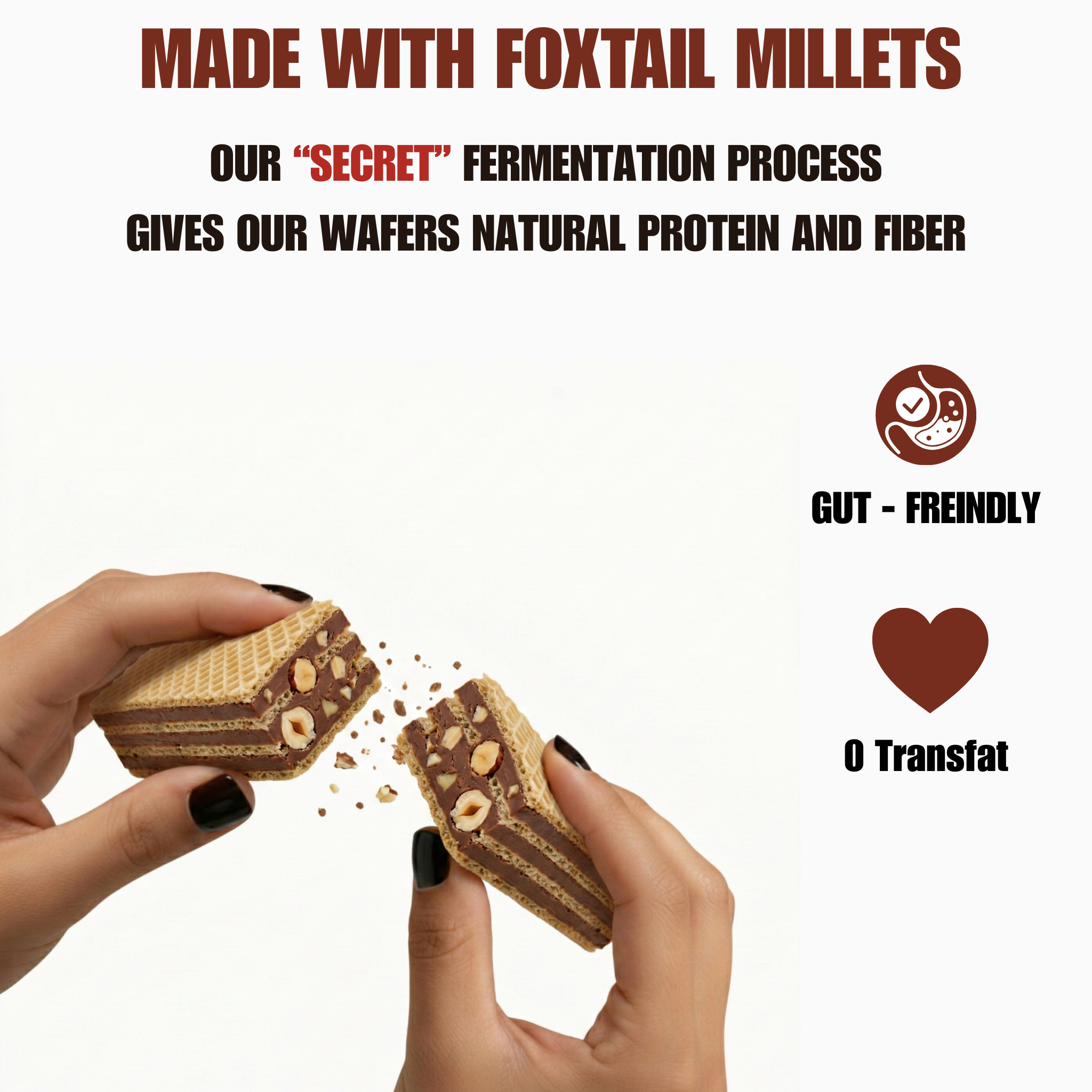 Hazlenut Chocolate Protein Cube Sticks - Box of 10