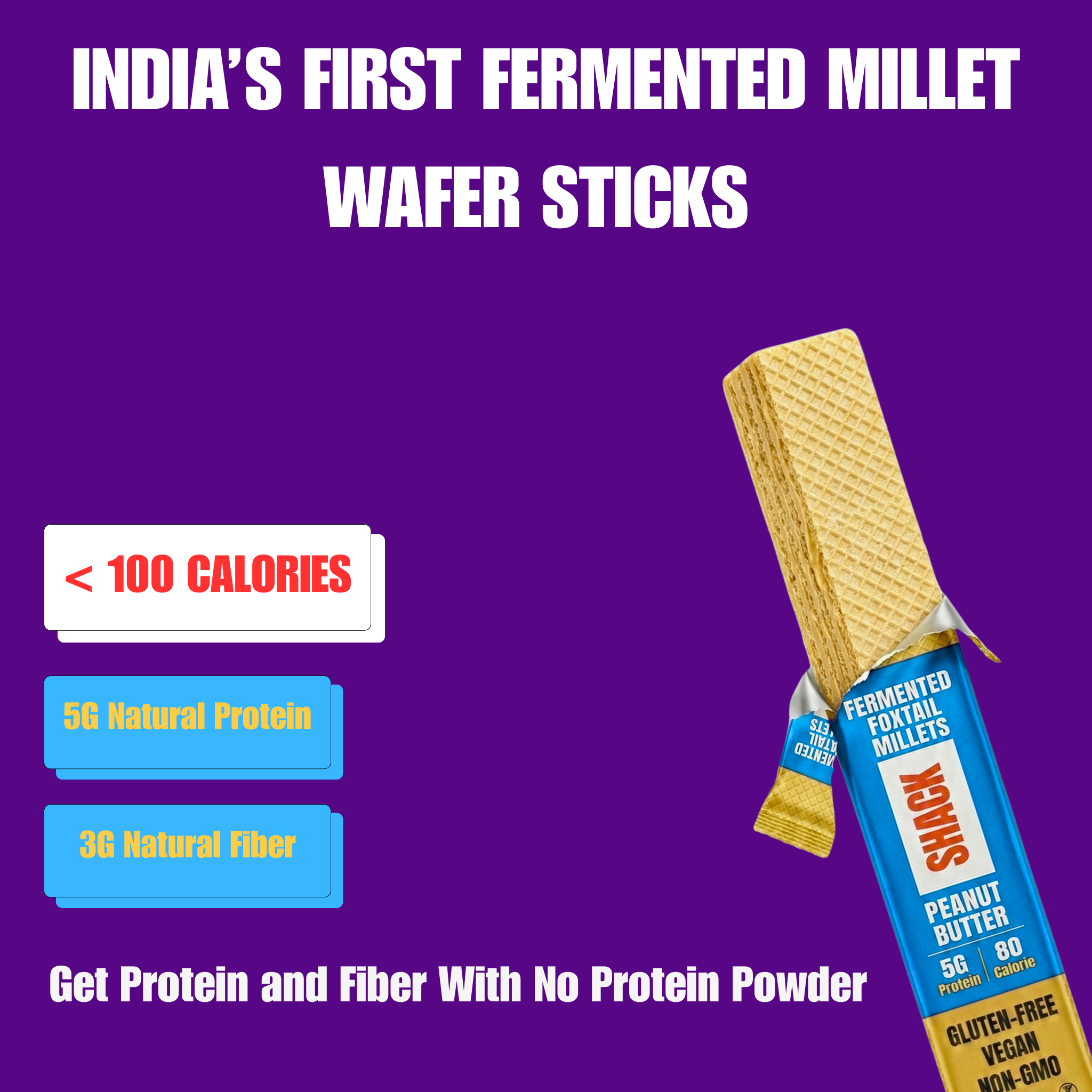 Peanut Butter Protein Cube Sticks - Box of 10