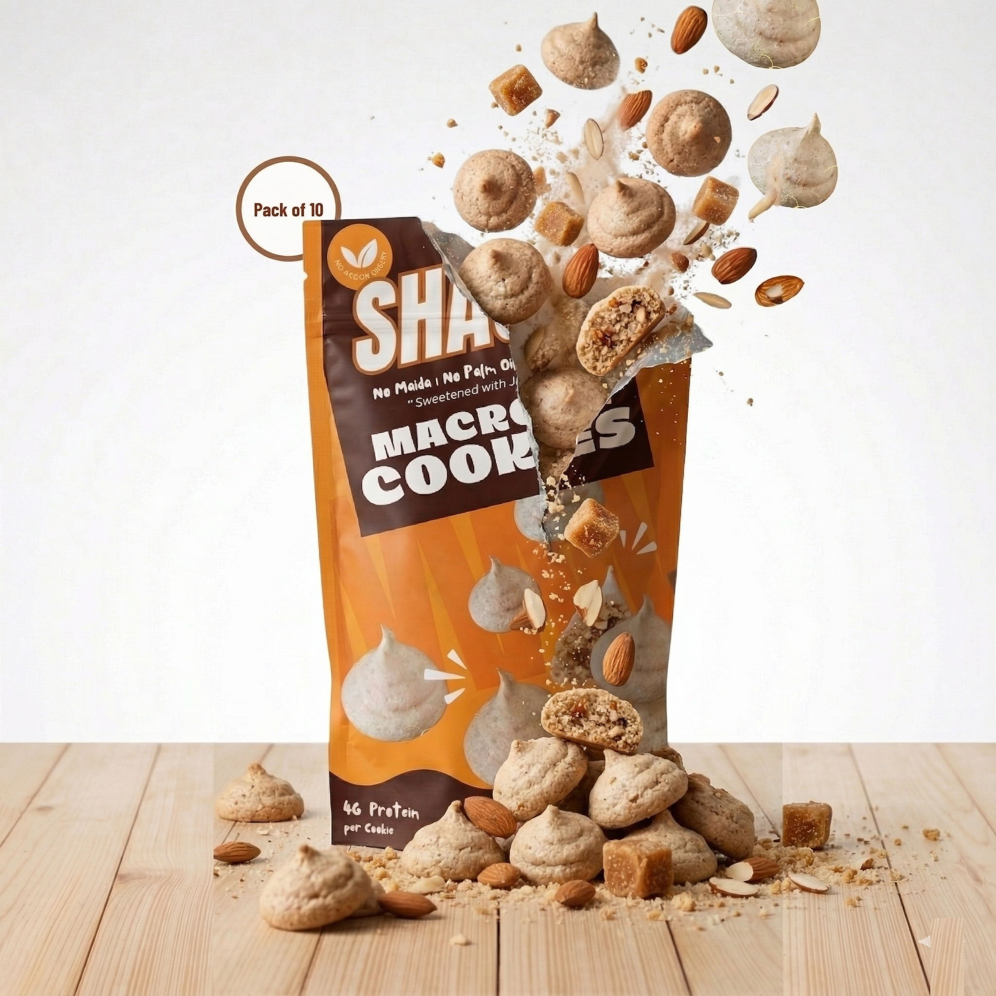 Protein Macroon Cookies - Cashew Crunch Pack of 10