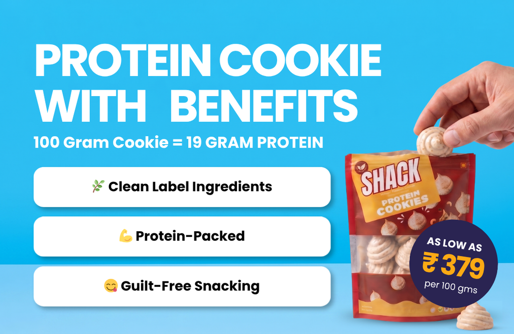 Protein Cookies - Cashew Crunch Pack of 12 ( 100 Grams )